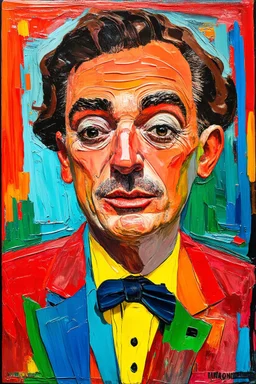 The Final Boss of Stupidity; lowbrow Post-Impressionistic Fauvism; Dada.