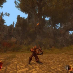 doom, Hexen, unreal tournament, first person shooter, video game sceenshots, doom 2, duke nukem, daggerfall, rtx, 90’s, world of warcraft, trees, mountains, scifi, unreal engine, ashenvale, telraddis, beautiful, colorful