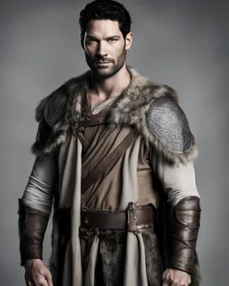 tom ellis as a Viking full body