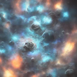 Frost metal magic armoured MUSHROOMS stars galaxy SPACE lANDSCAPE BURNING IN BLUE FLAMES hellfire abyss math chaos