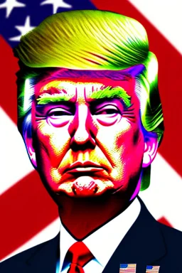 Donald Trump as a character from Tokyo Ghoul