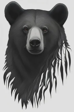 tête d'ours noir