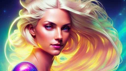 Lexica Aperture v2 Hyper detailed ultra sharp, trending on artstation, vibrant aesthetic, smiling blonde ethereal subtle (((smiling)))+++ luminous heavenly goddess, angel, colorful, psychedelic, ornate, intricate, digital painting, concept art, smooth, sharp focus, illustration, not human anthropomorphic alien cyborg, art by artgerm and greg rutkowski and h. r. giger, louis royo, salvador dali, 8 k, unreal engine 4