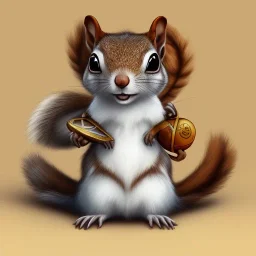 cute squirrel “wearing avatar make up” Pandora