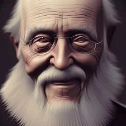 foto of an old man, realistisch, viele details, 3d render