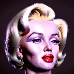 Realistic image portrait, Marylin Monroe, 90s fashion style, highly detailed, unreal engine 5, ray tracing, RTX, lumen lighting, ultra detail, volumetric lighting, 3d, finely drawn, high definition, high resolution.