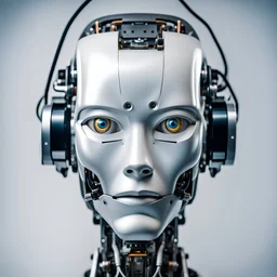 The face of a humanoid robot