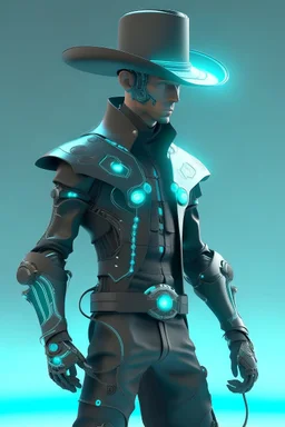 Futuristic cowboy