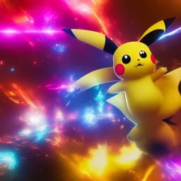 Pikachu, highly detailed, hyper-detailed, beautifully color-coded, insane details, intricate details, beautifully color graded, Cinematic, Color Grading, Editorial Photography, Depth of Field, DOF, Tilt Blur, White Balance, 32k, Super-Resolution, Megapixel, ProPhoto RGB, VR, Half rear Lighting, Backlight, non photorealistic rendering