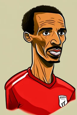 Joel Matip Footballer ,cartoon 2d