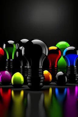 Ideas come from black, and black are colors, and one color in black has several colors