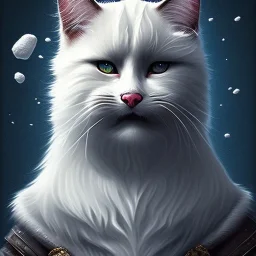 Ворох мокрых от снега усов и пушистая, хитрая морда - всем известно лукавство котов, и особенно тех, что горды....