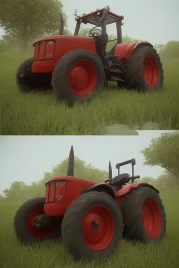 tractor design for low poly game