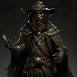 fantasy wild west bandit earth mage grimdark realistic