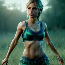 Shakira, 40 years old, artist, Realistic image, waist up portrait. perfect eyes, glow, circle iris. concept art, smooth, unreal engine 5, god lights, ray tracing, RTX, lumen lighting, ultra detail, volumetric lighting, 3d, finely drawn, high definition, 4k.