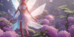 crystal subtle flower in a galactic ambiance beautiful fairy, transparent, delicate colors, in the foreground, full of details, smooth，soft light atmosphere, light effect，vaporwave colorful, concept art, smooth, extremely sharp detail, finely tuned detail, ultra high definition, 8 k, unreal engine 5, ultra sharp focus