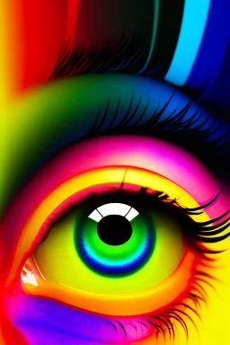 rainbow eyes