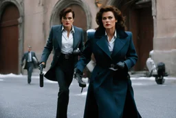(photo from a movie by Quentin Tarantino) a woman detective nvestigate sa strange case on ghosts killing people because a road perturbated their old HQ...