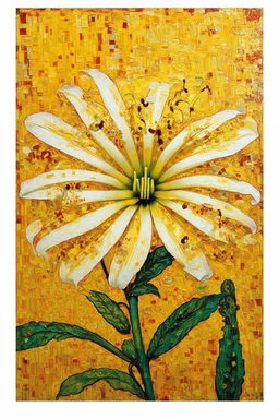 trumpet flower, fibonacci sequence; Gustav Klimt