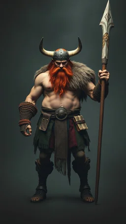 A viking has a legs like bulls