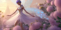 crystal subtle flower in a galactic ambiance beautiful fairy, transparent, delicate colors, in the foreground, full of details, smooth，soft light atmosphere, light effect，vaporwave colorful, concept art, smooth, extremely sharp detail, finely tuned detail, ultra high definition, 8 k, unreal engine 5, ultra sharp focus