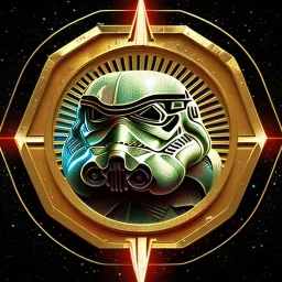 logo with only the letters 'STAR WARS', embossed