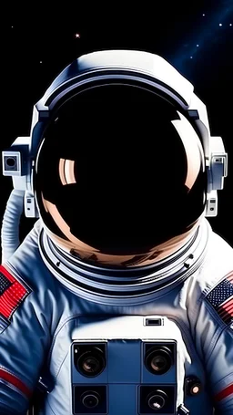 An astronaut with a complete picture so that it appears all in high quality to the viewer with a resolution of 4k image
