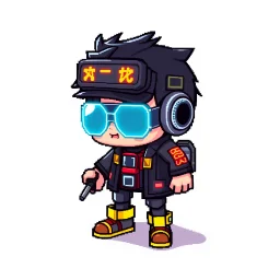 2-d pixel crypto punk named kenn