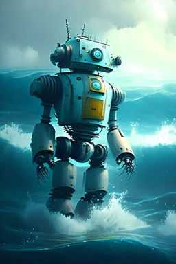 Robo at sea