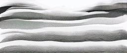 a series evenly spaced curved horizontal lines with paths inspired by clouds, cloud topography, black lines on white, vector lines