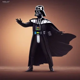 darth vader dancing in the snoe