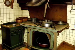 old fashioned kitchen stove