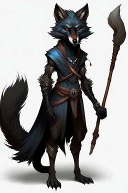 black fox of nine tails humanoid dnd