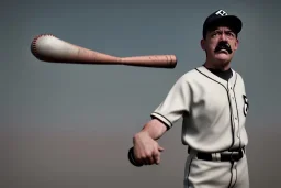 hitler playing baseball