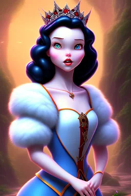 Snow white, beautiful, soft