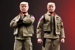 G.i. Joe toy doll Donald Trump, gun,boots