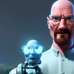 Walter White cyborg, 8k,robot