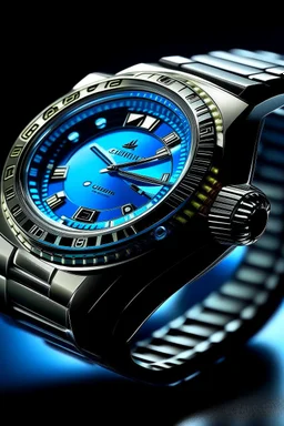 "Generate images of Cartier Diver watches in a stable.cog setting, emphasizing the luminous glow of the watch hands and markers in a low-light environment, creating an elegant and timeless aesthetic."