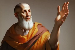 Digital monk by Andrea del Sarto