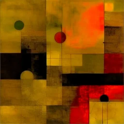 desert sunset, by VS Gaitonde, abstract art, by Wassily Kandinsky