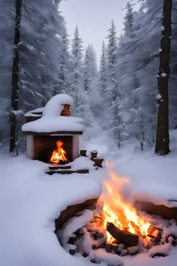 Love the snow and the fire