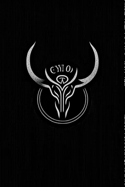 Generate a logo for a metal band called "Cydno" with plain backgrounf