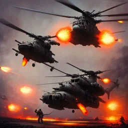 vietnam war. war report. helicopter. bokeh. lens flare. warm lights. high detailed. beksinski