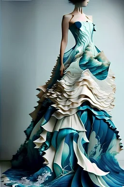 dress inspired by the sea
