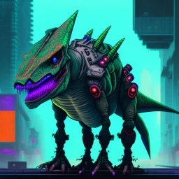 The cyberpunk dinosaur