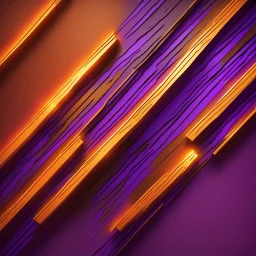 Hyper Realistic Glowing-Golden-Diagonal-Intersecting-Lines on rustic-orange-&-purple wall with embers