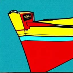boat pop art