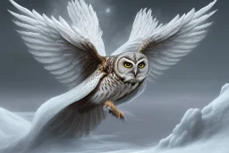 snow winged OWL