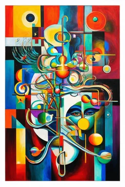 disequilibrium; a surreal Kandinsky inspired artwork