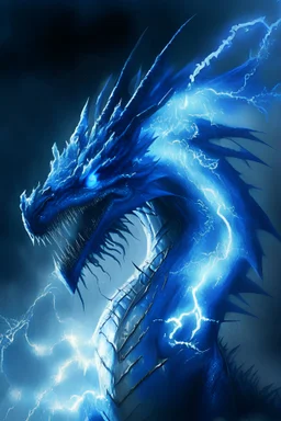 Blue Lightning dragon